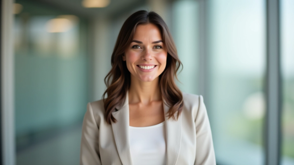 Consultora de metas de ahorro, fotografía profesional con fondo corporativo